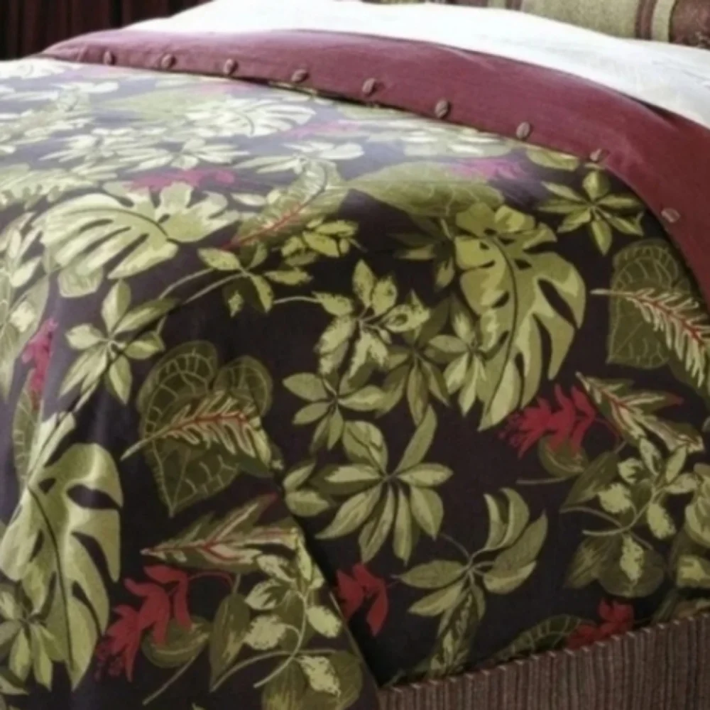 Eastern Accents tropical palm duvet cover twin Tahiti